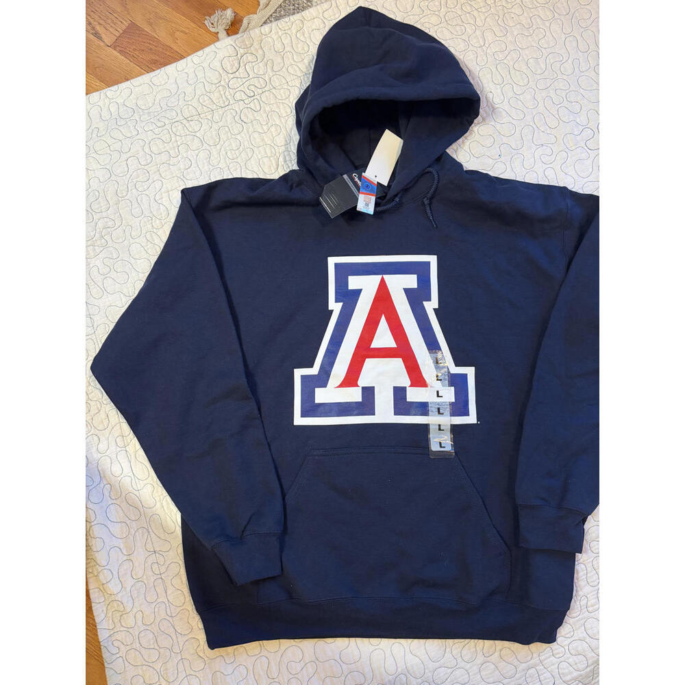 University of Arizona Navy Blue Hoodie Size Large #765